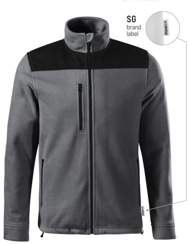 Fleece unisex Effect 530 oceľovo sivá 36 (brand label)