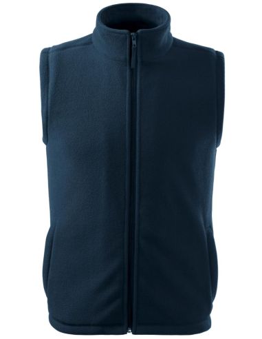 Fleece vesta unisex Next 518 tmavomodrá 02 (brand label)