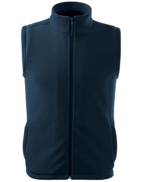 Fleece vesta unisex Next 518 tmavomodrá 02 (brand label)