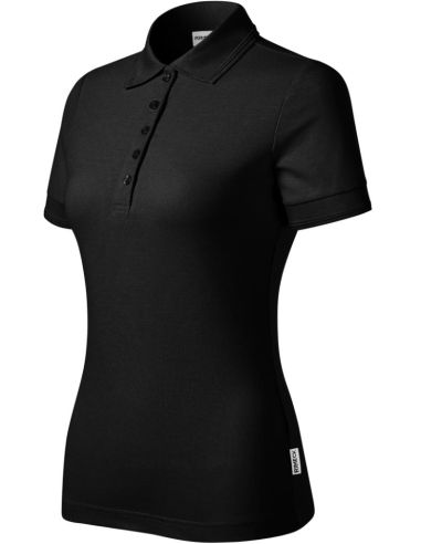 Polokošeľa dámska Reserve R23 čierna 01 (brand label)