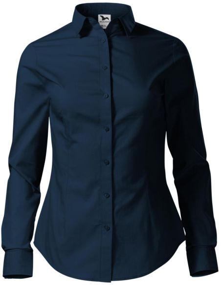 Košeľa dámska Style LS 229 tmavomodrá