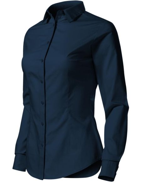 Košeľa dámska Style LS 229 tmavomodrá