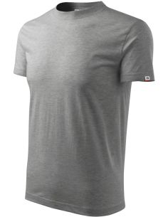 Tričko unisex Base R06 tmavosivý melír 12 (brand label)