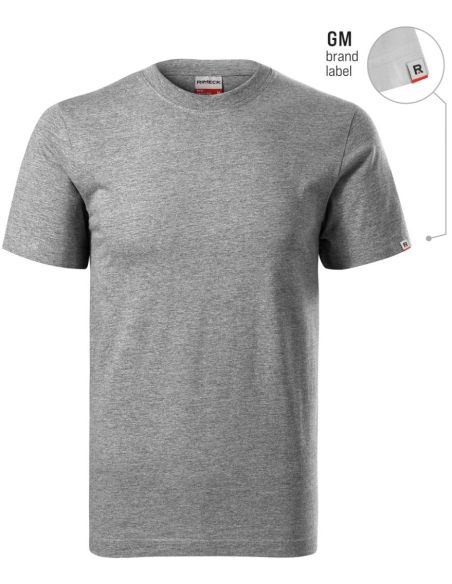 Tričko unisex Base R06 tmavosivý melír 12 (brand label)