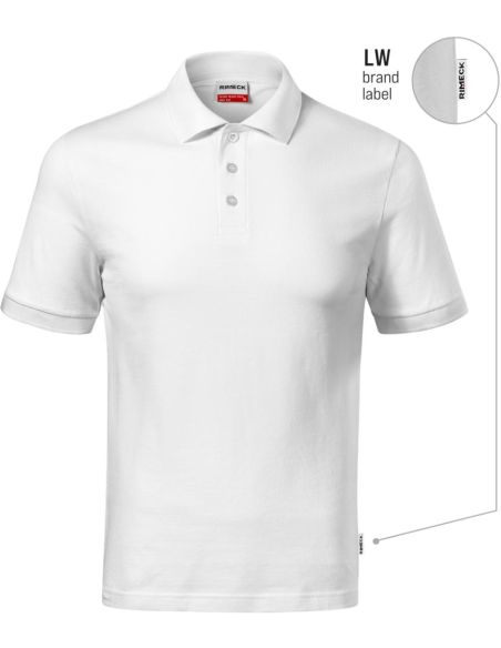 Polokošeľa pánska Resist Heavy Polo R20 biela 00 (brand label)
