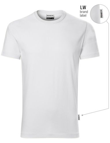 Tričko pánske Resist R01 biela 00 (brand label)
