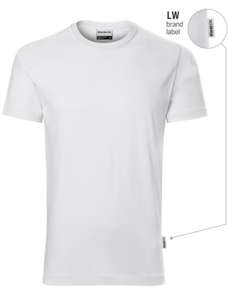 Tričko pánske Resist R01 biela 00 (brand label)