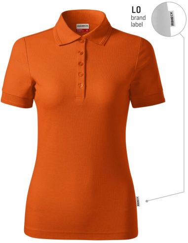 Polokošeľa dámska Reserve R23 oranžová 11 (brand label)