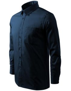 Košeľa pánska Style LS 209 tmavomodrá