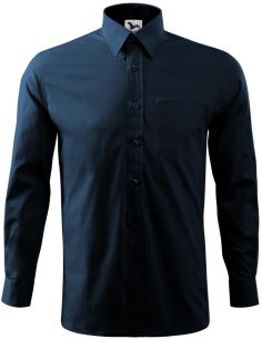 Košeľa pánska Style LS 209 tmavomodrá 2