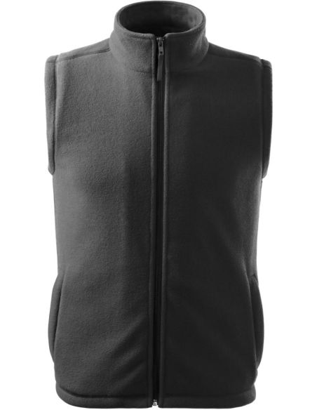 Fleece vesta unisex Next 518 oceľovo sivá 36 (brand label)