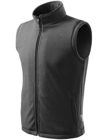 Fleece vesta unisex Next 518 oceľovo sivá 36 (brand label)
