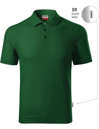 Polokošeľa pánska Reserve R22 fľaškovozelená 06 (brand label)