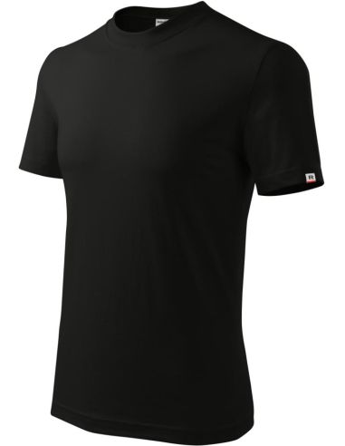Tričko unisex Base R06 čierna 01 (brand label)