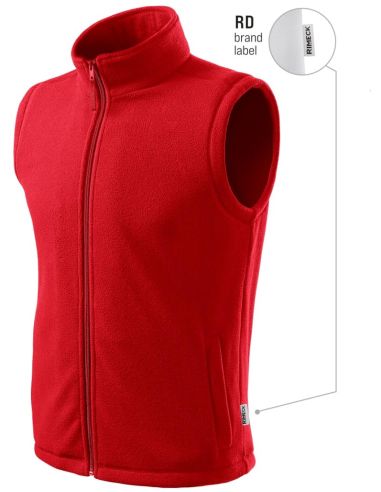Fleece vesta unisex Next 518 červená 07 (brand label)