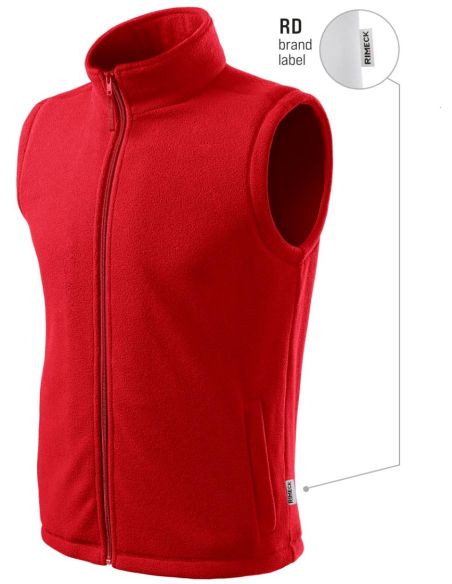 Fleece vesta unisex Next 518 červená 07 (brand label)