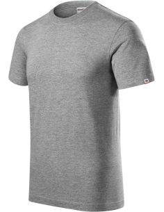 Tričko unisex Recall R07 tmavosivý melír 12 (brand label)