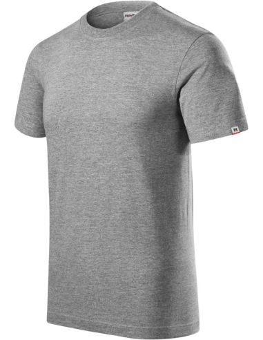 Tričko unisex Recall R07 tmavosivý melír 12 (brand label)