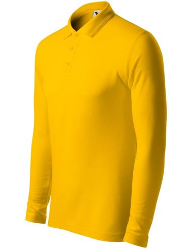 Polokošeľa pánska Pique Polo LS 221 žltá