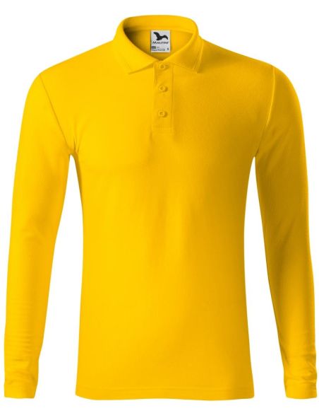Polokošeľa pánska Pique Polo LS 221 žltá
