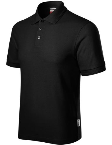 Polokošeľa pánska Reserve R22 čierna 01 (brand label)