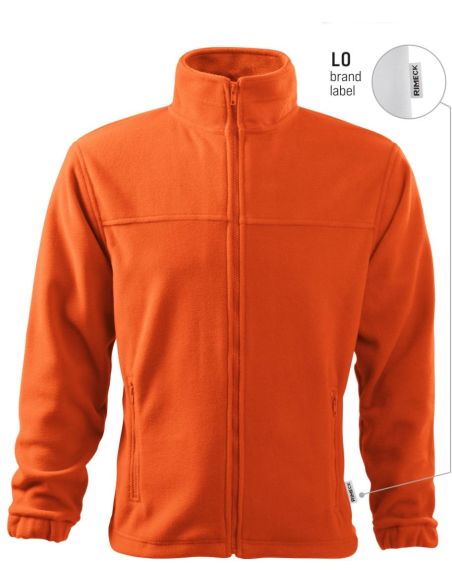 Fleece pánsky Jacket 501 oranžová 11 (brand label)