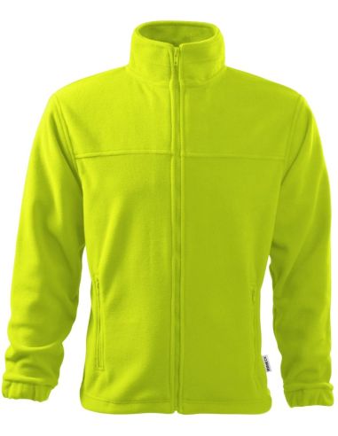 Fleece pánsky Jacket 501 limetková 62 (brand label)