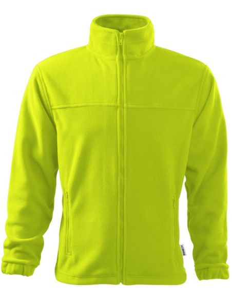 Fleece pánsky Jacket 501 limetková 62 (brand label)