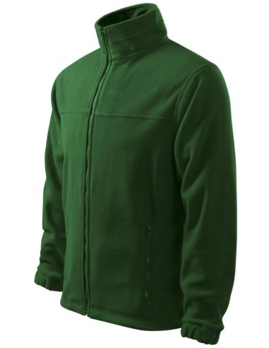 Fleece pánsky Jacket 501 fľaškovozelená 06 (brand label)