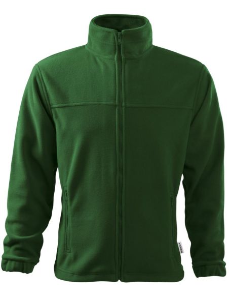 Fleece pánsky Jacket 501 fľaškovozelená 06 (brand label)