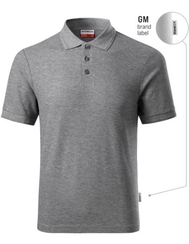 Polokošeľa pánska Reserve R22 tmavosivý melír 12 (brand label)