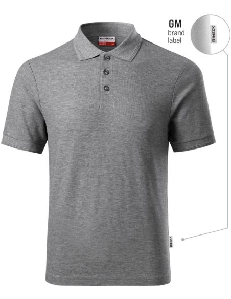 Polokošeľa pánska Reserve R22 tmavosivý melír 12 (brand label)