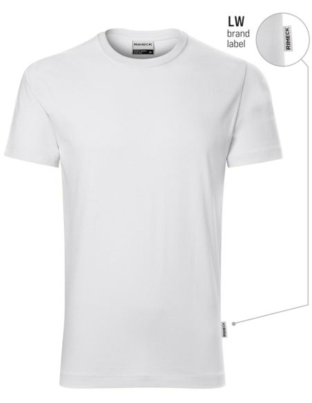 Tričko pánske Resist heavy R03 biela 00 (brand label)