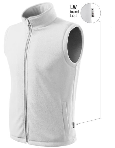 Fleece vesta unisex Next 518 biela 00 (brand label)