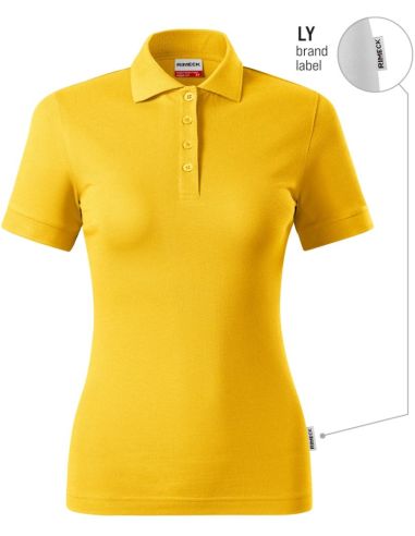 Polokošeľa dámska Resist Heavy Polo R21 žltá 04 (brand label)