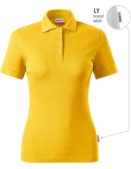 Polokošeľa dámska Resist Heavy Polo R21 žltá 04 (brand label)
