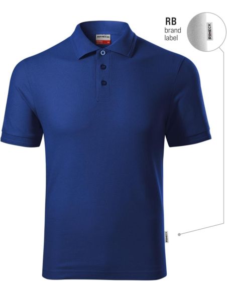 Polokošeľa pánska Reserve R22 kráľovská modrá 05 (brand label)