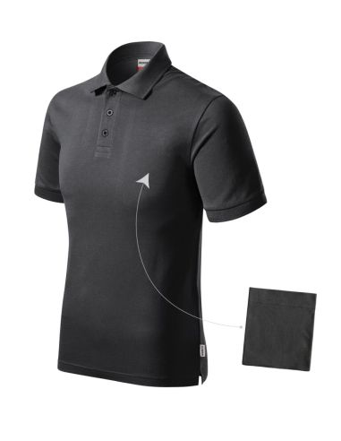 Polokošeľa pánska Resist Heavy Polo R20 ebony gray 94 (brand label)