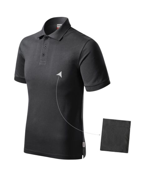 Polokošeľa pánska Resist Heavy Polo R20 ebony gray 94 (brand label)