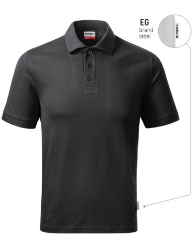 Polokošeľa pánska Resist Heavy Polo R20 ebony gray 94 (brand label)