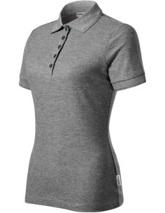 Polokošeľa dámska Reserve R23 tmavosivý melír 12 (brand label)