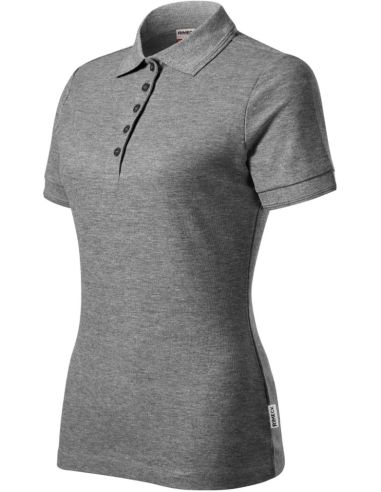 Polokošeľa dámska Reserve R23 tmavosivý melír 12 (brand label)