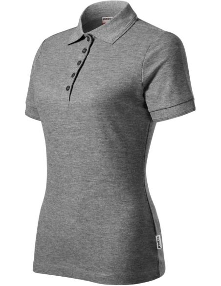Polokošeľa dámska Reserve R23 tmavosivý melír 12 (brand label)