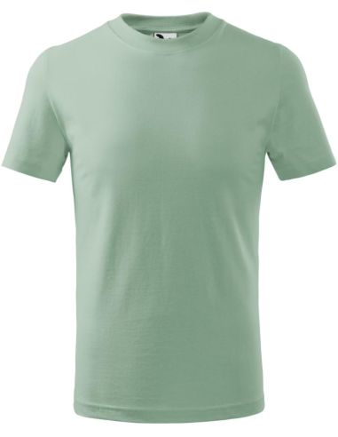 Tričko detské Basic 138 šalviová