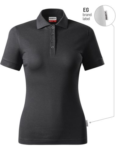 Polokošeľa dámska Resist Heavy Polo R21 ebony gray 94 (brand label)
