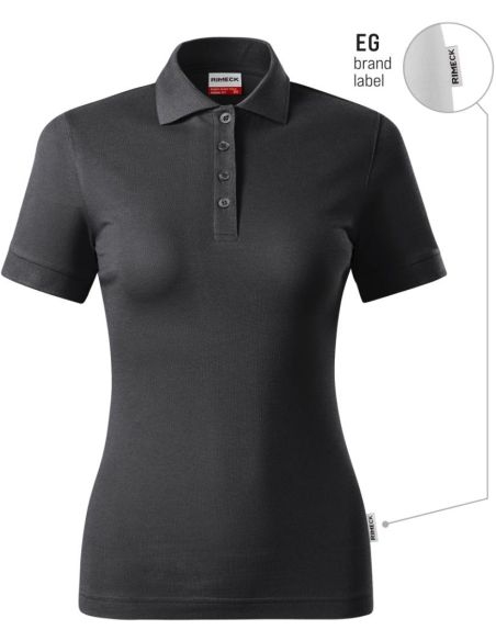 Polokošeľa dámska Resist Heavy Polo R21 ebony gray 94 (brand label)