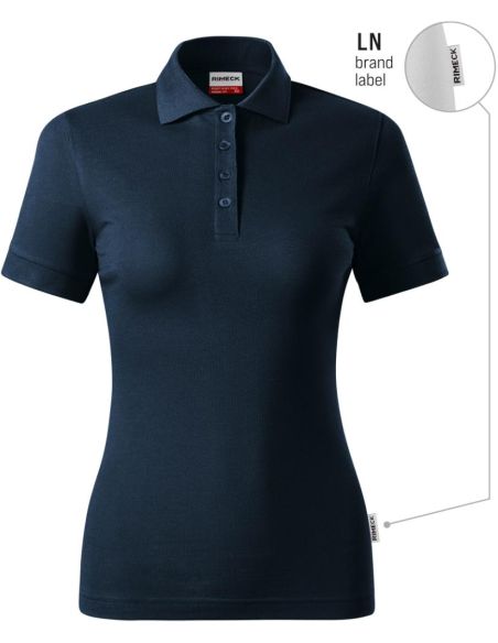 Polokošeľa dámska Resist Heavy Polo R21 tmavomodrá 02 (brand label)