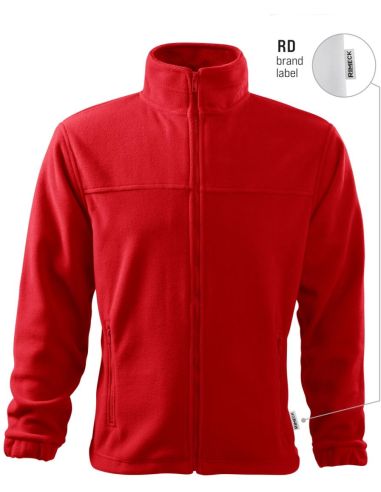 Fleece pánsky Jacket 501 červená 07 (brand label)