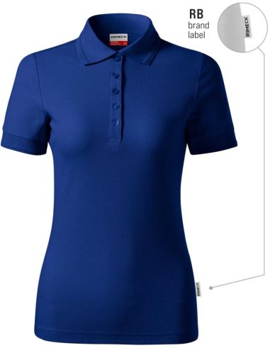 Polokošeľa dámska Reserve R23 kráľovská modrá 05 (brand label)