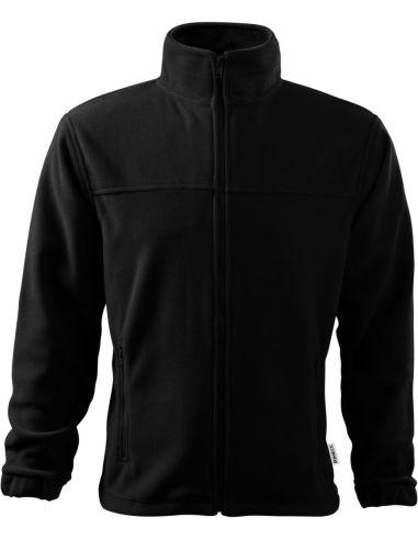 Fleece pánsky Jacket 501 čierna 01 (brand label)